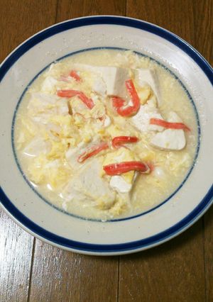 豆腐ｶﾆｶﾏあんかけ♪-レシピのメイン写真