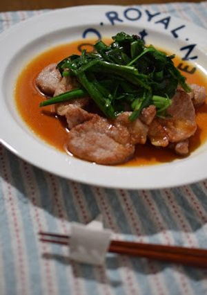 ごちそうメニュー！豚ヒレ肉の炒め物-レシピのメイン写真