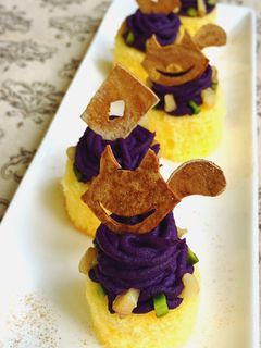 チェシャ猫の紫芋ミニケーキ.*・゚-レシピのメイン写真