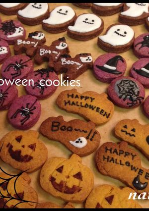簡単にハロウィンクッキー３種 ！-レシピのメイン写真