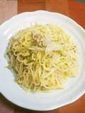 簡単♪もやしとひき肉でワンポットパスタ♪