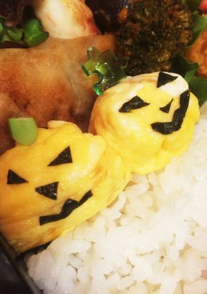 ハロウィン♡簡単卵焼き-レシピのメイン写真