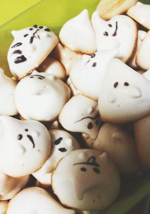 メレンゲクッキーオバケ-レシピのメイン写真