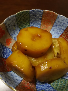 七五三の千歳飴でさつまいもの煮物-レシピのメイン写真
