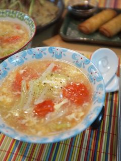 キャベツとミニトマトの酸辣湯風-レシピのメイン写真