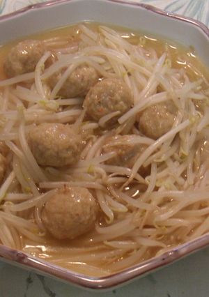 鶏肉団子ともやしの中華風あんかけ-レシピのメイン写真