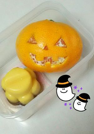 ハロウィンみかんで簡単！-レシピのメイン写真