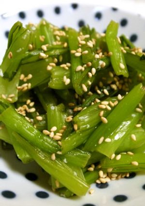 簡単！かぶの葉の塩麹漬け、かぼす風味-レシピのメイン写真