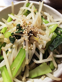 ムダカット☆もやしと小松菜の塩昆布和え-レシピのメイン写真