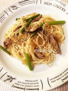 ★簡単★豚肉とニンニクの芽の和風パスタ-レシピのメイン写真