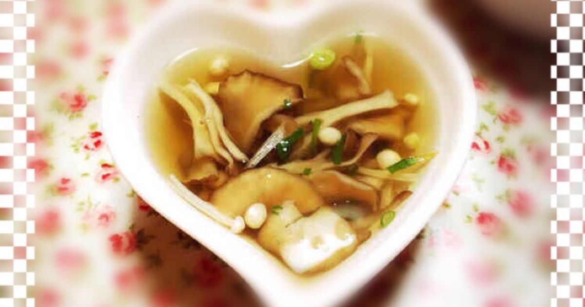 真実の出汁de究極♡きのこスープ by あーたくん 【クックパッド】 簡単