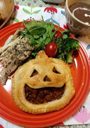 ハロウィンミートパイ♫-レシピのメイン写真