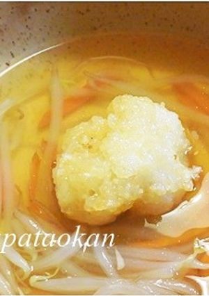 ライスボールのスープかけ♪-レシピのメイン写真