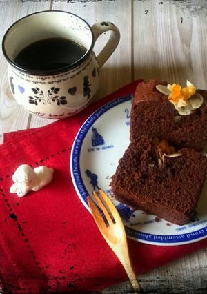 ひと晩置かない！しっとりココアケーキ-レシピのメイン写真