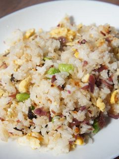 創味シャンタンで、しば漬けのチャーハン-レシピのメイン写真