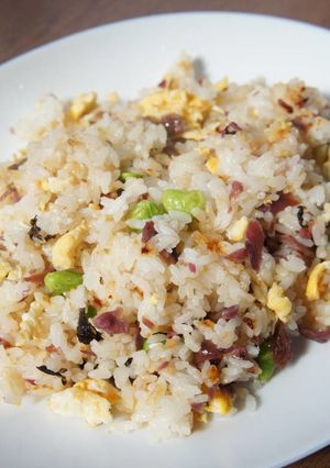 創味シャンタンで、しば漬けのチャーハン-レシピのメイン写真