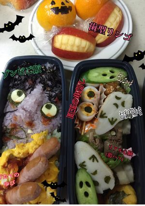 ハロウィン★ホラー弁当作っちゃいました-レシピのメイン写真