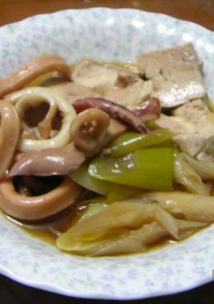 いかと豆腐の煮物-レシピのメイン写真