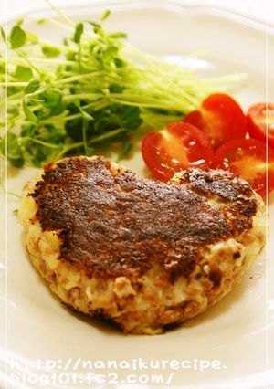 ポテトと大豆のハンバーグ-レシピのメイン写真