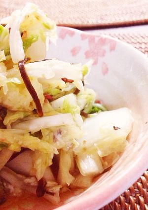 簡単☆白菜のさっぱり浅漬け-レシピのメイン写真