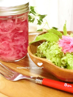 ☆カンタン酢で紫玉ねぎの甘酢漬け☆-レシピのメイン写真