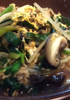 もやしとニラの生姜炒めラーメン-レシピのメイン写真