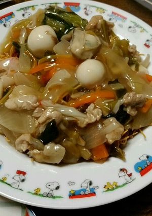 野菜たっぷり皿うどん-レシピのメイン写真
