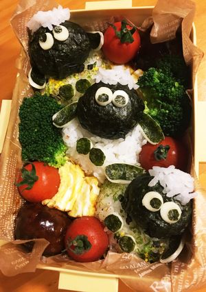 ひつじのショーン★立体★キャラ弁-レシピのメイン写真