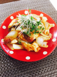 鶏胸肉のほんのり梅風味しょうが焼き-レシピのメイン写真