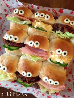 モンスターちぎりパンサンドイッチ-レシピのメイン写真