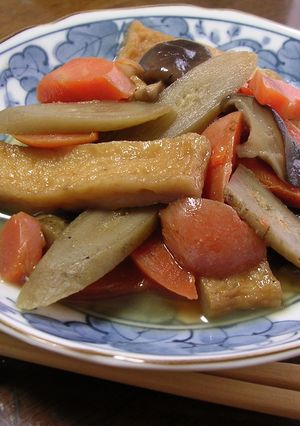 根菜と平天の煮物☆-レシピのメイン写真