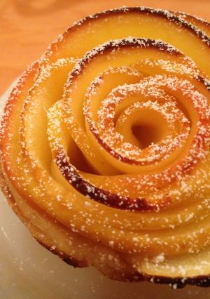 バラの花みたいなアップルパイ-レシピのメイン写真