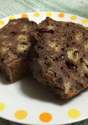 ズボラなチョコバナナパウンドケーキ！-レシピのメイン写真