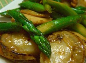 ホタテとアスパラ炒め♪レモンバター醤油味-レシピのメイン写真