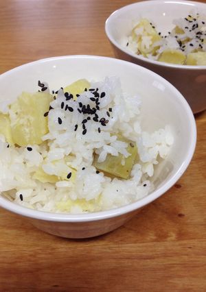 お芋たっぷり♡さつまいもごはん-レシピのメイン写真