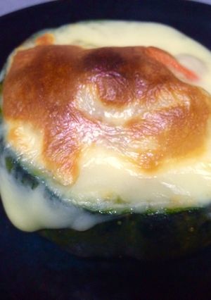 クリームシチューの残りで南瓜グラタン-レシピのメイン写真