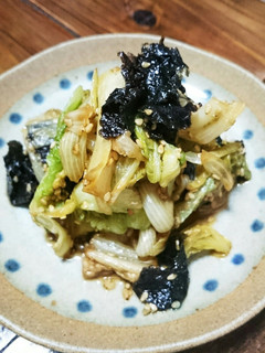 簡単!レタスと海苔のサッと炒め☆大量消費-レシピのメイン写真