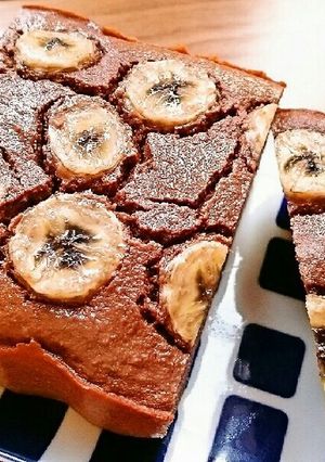 ＨＢで☆バナナおからココアケーキ-レシピのメイン写真