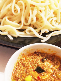 具沢山手作り辣油で冷やし坦々うどん-レシピのメイン写真