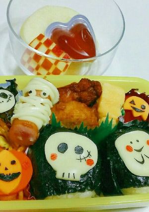 HALLOWEEN♡キャラ弁-レシピのメイン写真