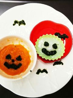 ハロウィン離乳食(初期)-レシピのメイン写真