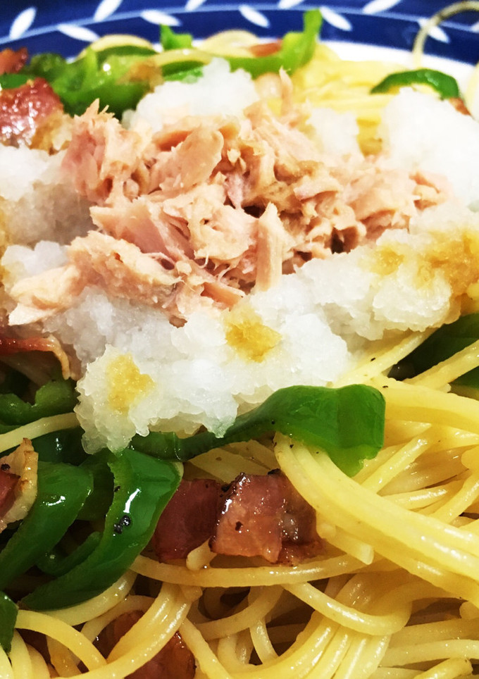 ツナと大根おろしの和風パスタ-レシピのメイン写真