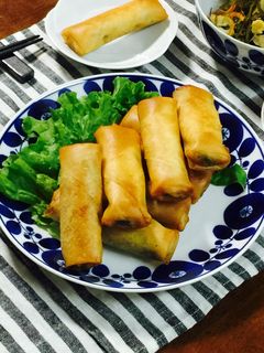 野菜たっぷり パリパリ春巻き-レシピのメイン写真
