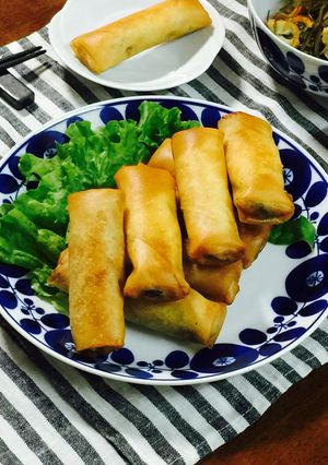 野菜たっぷり パリパリ春巻き-レシピのメイン写真