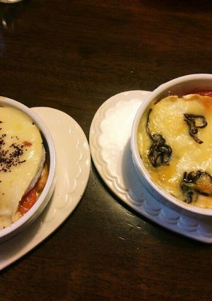 カマンベールとサーモンのオーブン焼き-レシピのメイン写真