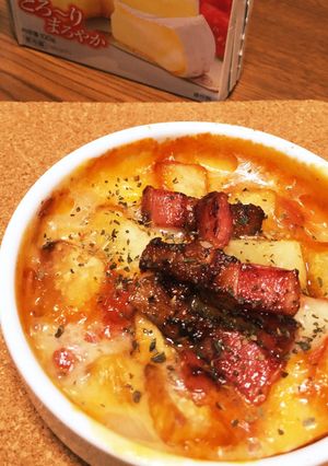 カリカリベーコンポテトのココットカマン★-レシピのメイン写真