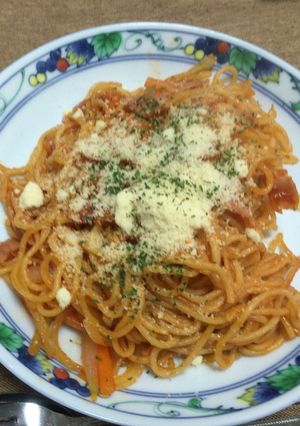 茹でない 簡単 時短ナポリタンスパゲティ-レシピのメイン写真