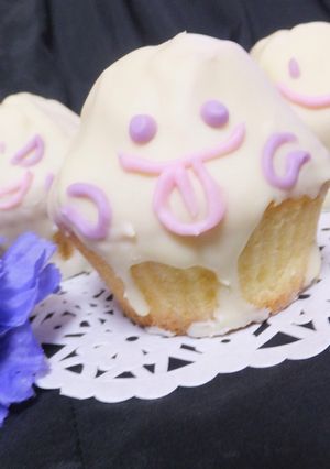 かわいい☆おばけカップケーキ-レシピのメイン写真