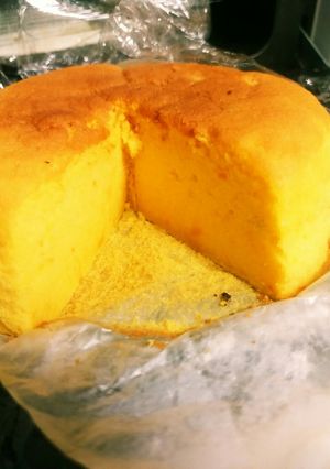しっとりフワフワ軽いカボチャケーキ♪-レシピのメイン写真