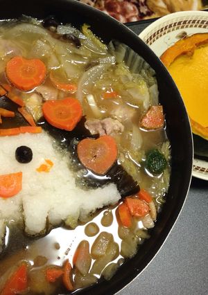 ハロウィンおばけ鍋♡-レシピのメイン写真